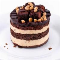 New! Chocolate Peanut Butter Drop  · A dynamite combination of fudge brownies, velvety smooth peanut butter mousse and chocolate ...