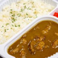 Beef Curry Rice · Savory Japanese style beef curry and rice.