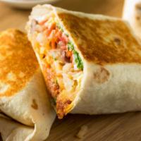 South West Wrap · Delicious Breakfast wrap containing Pepper, onion, salsa, cheddar cheese and served with a s...