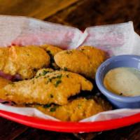 Chicken Fingers · Crispy Chicken Tenders with choice of dipper