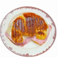 Panini Portuguese Croissant · With Ham and Mozzarella cheese