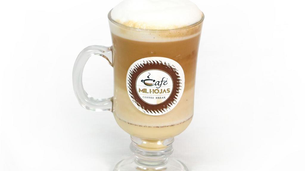 16 Oz. Three Milk Coffee · Sweet condensed milk, evaporated milk, whole milk and espresso shot.