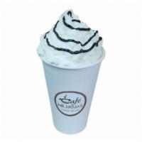 Hot Chocolate (16 Oz) · Sweetened Swiss chocolate, hot water and steamed milk topped with chocolate syrup.