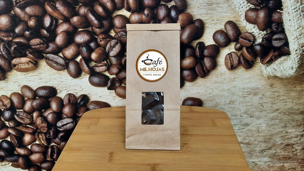 House Coffee Bag · 2 oz Freshly Roasted & Ground
Dark, 100% Colombian  coffee
