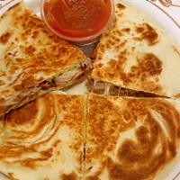 Jack Cheese And Chicken Quesadilla · 