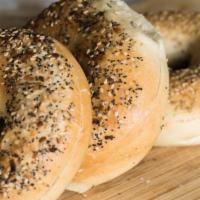 Toasted Bagel · Bagel choices: plain sesame everything