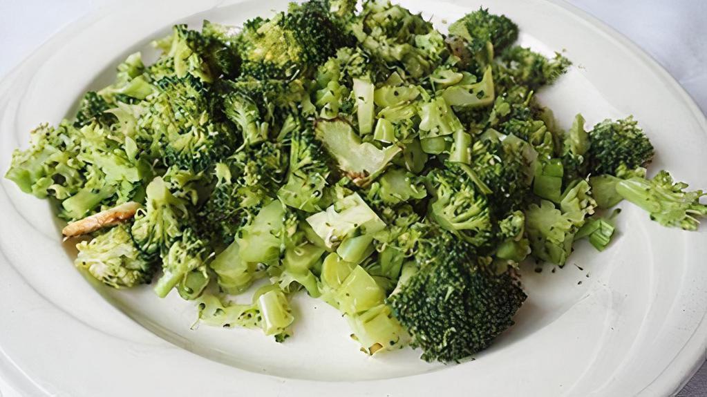 Broccoli · Sauteed in garlic & oil or steamed.