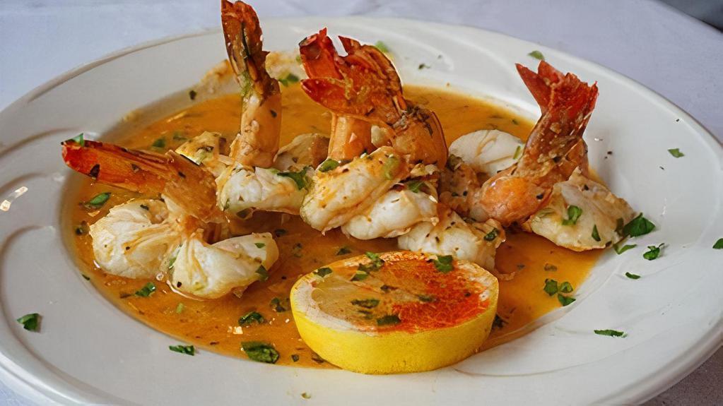 Shrimp Scampi · Sauteed in a white wine, butter & garlic sauce.