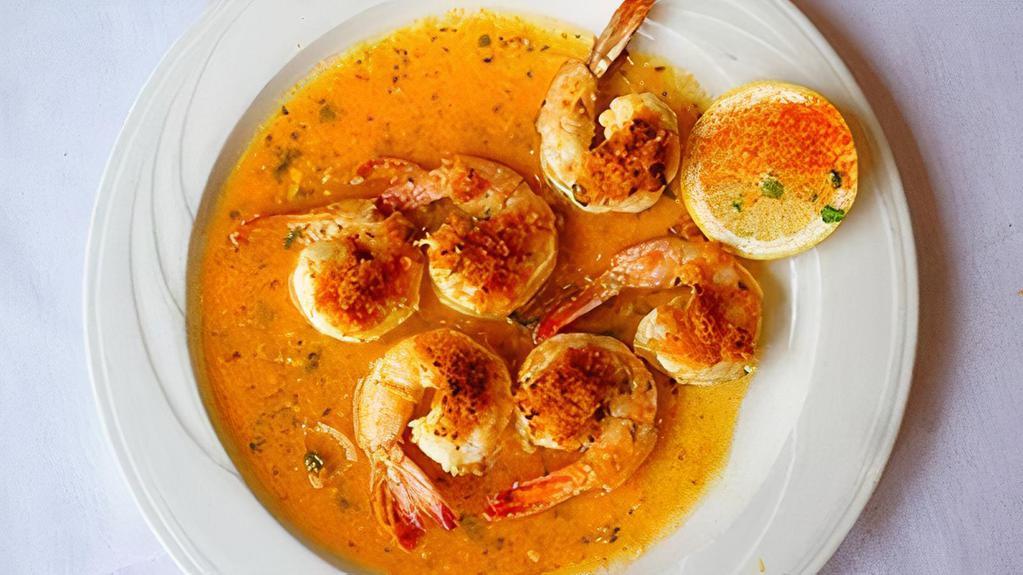 Shrimp Oreganata · Sauteed in a lemon, white wine & garlic sauce with a sprinkle of breadcrumb.