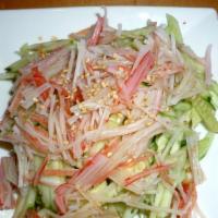 Spicy Kani Salad · Crabmeat, cucumber w. spicy mayonnaise.