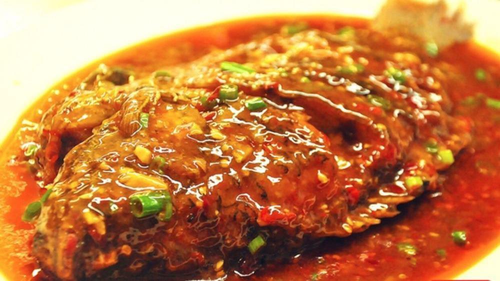 Braised Whole Bass With Szechuan Chili Miso · Spicy.