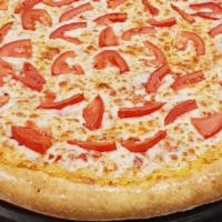 Large Fresh Tomato Pizza · One large round fresh tomato pizza with special spices. 263 cal/se.