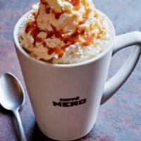 Caramel Latte · Two shots of our rich espresso, with steamed milk, a shot of caramel syrup a layer of whippe...