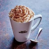Hot Chocolate Grande (16Oz) · Comforting sweet and milky chocolate drink topped with whipped cream. Made with a dairy-free...