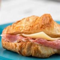 Ham And Cheese Croissant · Ham and swiss cheese on our flaky, buttery croissant.