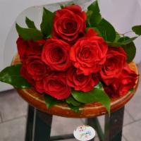 I Love You.  · stylish red flower bouquet