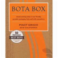 Bota Box - Pinot Grigio · Varietal: Pinot Grigio || Country: California || Region:  Manteco