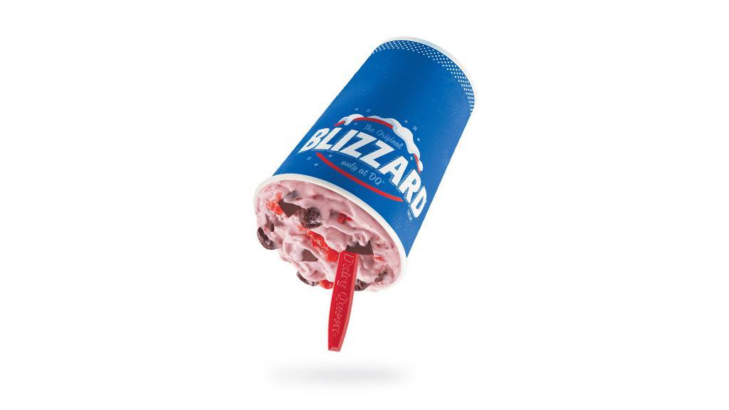 Frosted Animal Cookie Blizzard® Treat · Frosted animal cookie pieces and pink confetti frosting blended with our world-famous vanilla soft serve to Blizzard® Perfection.