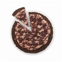 Dq® Treatzza Pizza® · It's the treat you eat like a pizza! A chocolate fudge and crunchy crust, creamy vanilla sof...