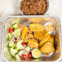 Fried Fish (Red Snapper) · serve wiith any rice and salad , fried plantain.