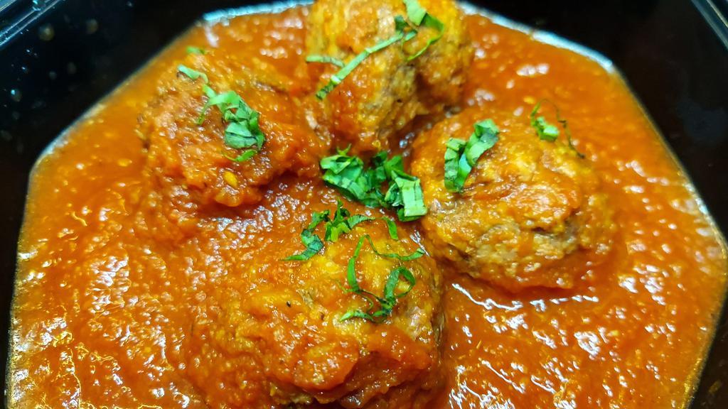 Side Of Meatballs · 3 of our house made meatballs and tomato sauce.