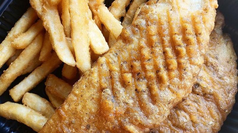 Fish & Chips · Beer battered mahi mahi tartar sauce