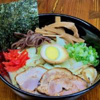 Yaki Ramen (No Soup) · No soup ramen. Sauted mix vegetables with concentrated pork bone broth and homemade spicy sa...