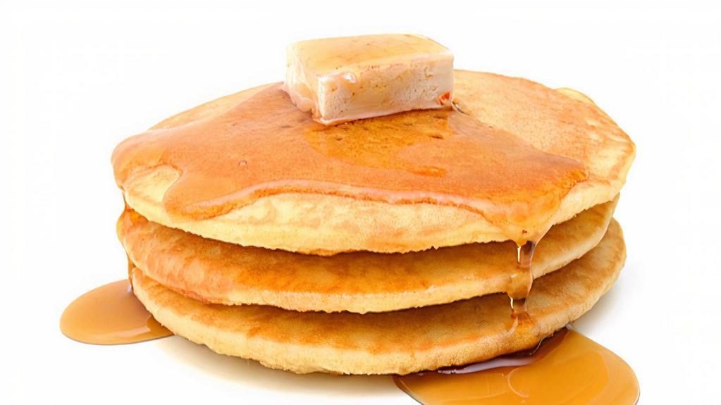Pancakes · 3 fluffy pancakes.