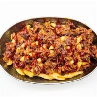 Pulled Pork Fries · Slow smoked BBQ pulled pork