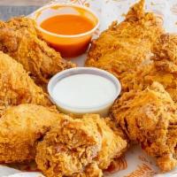 5 Breaded Wings · Made to order freshly breaded and fried Bone-in wings served with choice of dust and dipping...
