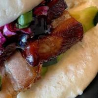 Steamed Buns · Braised Pork Belly | Pickled Cabbage | Cucumber | Special Sauce | Scallions