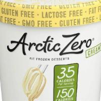 Arctic Zero Ice Cream · Gluten free & Non dairy.  Your choice of Artic Zero Ice Cream!