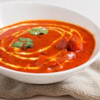 Tikka Masala · Flavorful tomato sauce with hint of dry fenugreek leaves.