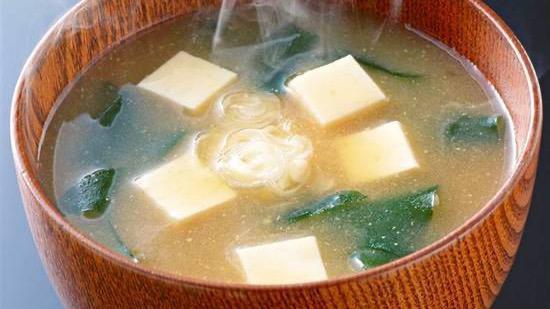 Miso Soup · Tofu, seaweed and scallions.