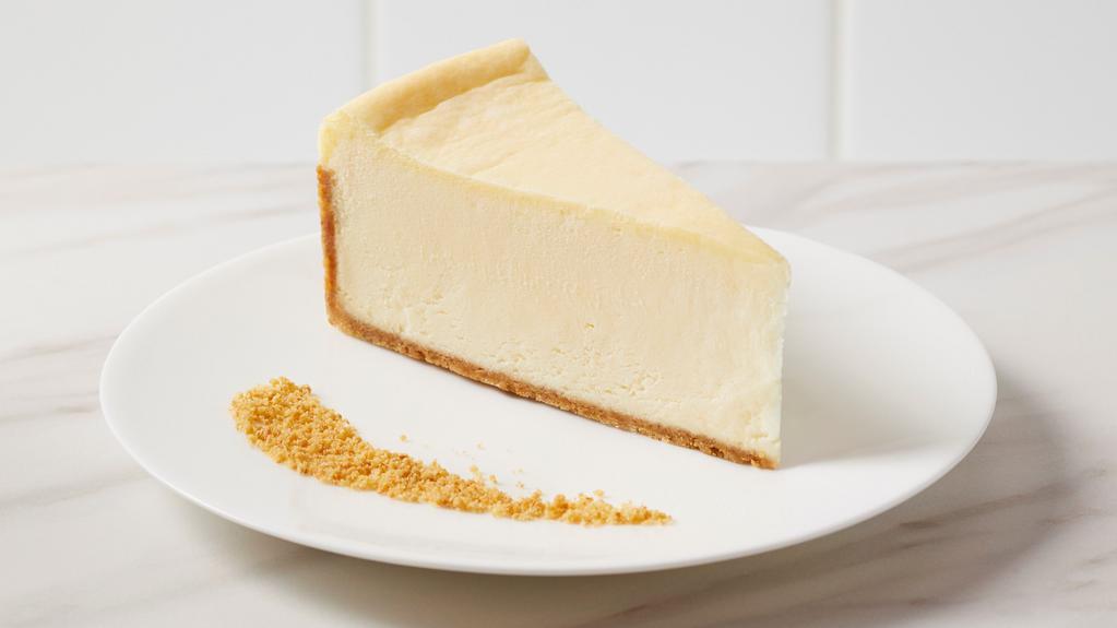 Classic Cheesecake · Classic creamy New York style cheesecake with a graham cracker crust.