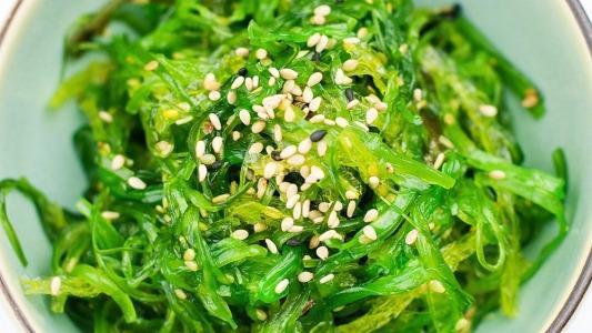 Seaweed Salad · Seaweed salad marinated sesame dressing.
