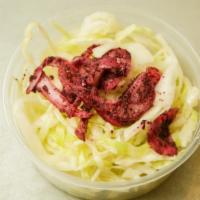 (Catering) White Cabbage Salad (Lightly Pickled) · Serves 15-18 people.