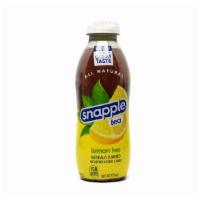 Snapple™ Iced Tea · Lemon Tea / Peach Tea / Diet Tea; 16 oz glass bottle