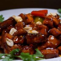Kung Pao Vegetable Chicken · Mild Spicy.