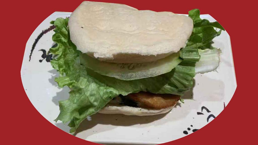 Vegan Bao · Chinese vegan burger (option: chicken, beef, ham).