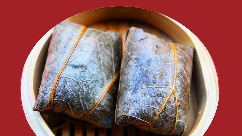 Sticky Rice In Lotus Leaf · 