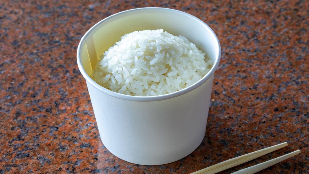 Side Steamed Rice · Two Scoops Rice!