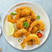 Shrimply The Best · Fresh shrimp battered and fried until golden brown. Served with cocktail sauce or your choic...