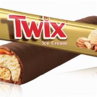 Twix Ice Cream Bar (3 Oz.) · Vanilla flavored ice cream with artificial flavor added.