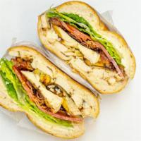 Chicken Club · Grilled chicken, bacon, lettuce, tomatoes and mayo.