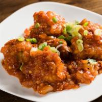 Gobi Manchurian · Cauliflower cooked in sweet,tangy slightly spicy sauce.