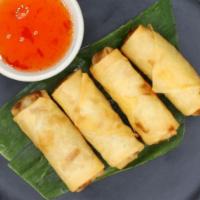 Thai Spring Roll (Vegetarian) · Most popular. Vegetarian. Fried vegetarian rolls served with sweet chili sauce.