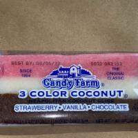 3 Color Coconut Bar · 1.65 oz bar