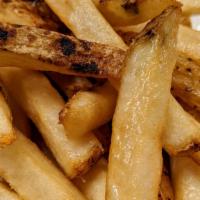 French Fries · Fresh cut skin on potato french fries.