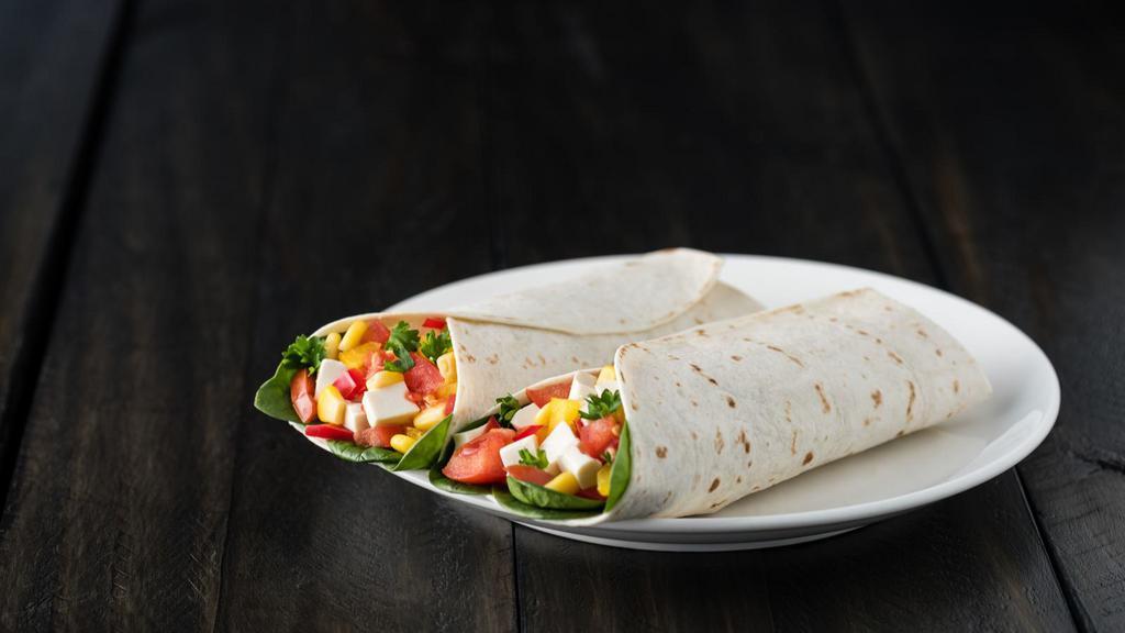 Heaven Vegetarian
Wrap · Fresh and juicy grilled zucchini, squash, red, yellow and green peppers and olive oil.